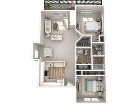 Keelers Corner Pine C 3D Floor Plan